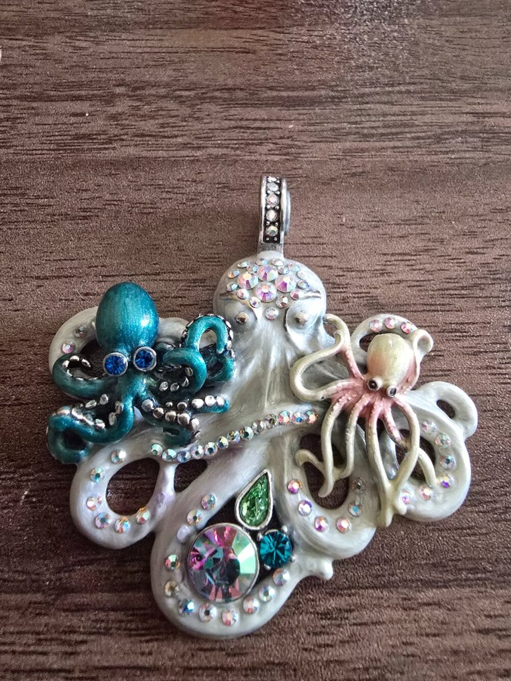 Kirks Folly Ivory Octopus Magnetic Enhance Goldtone